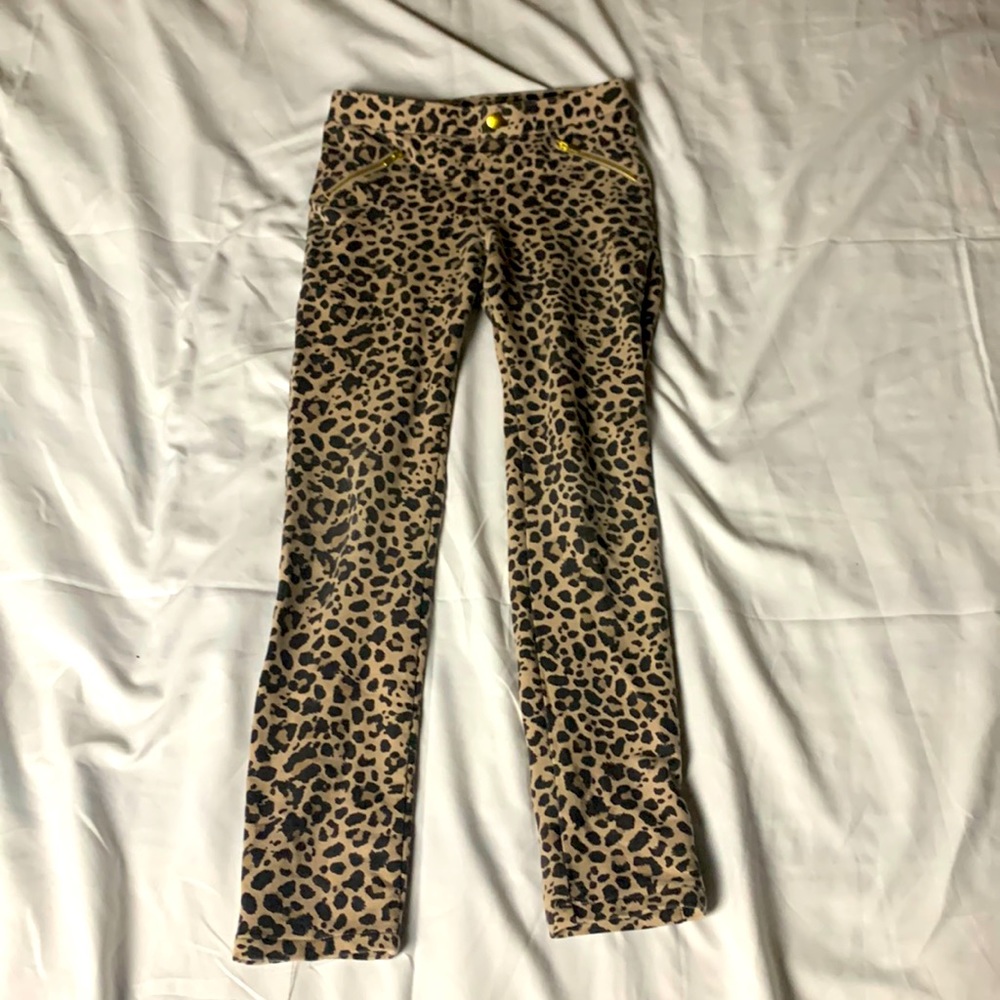 Girls Cheetah Pattern Leggings | H&M | 10